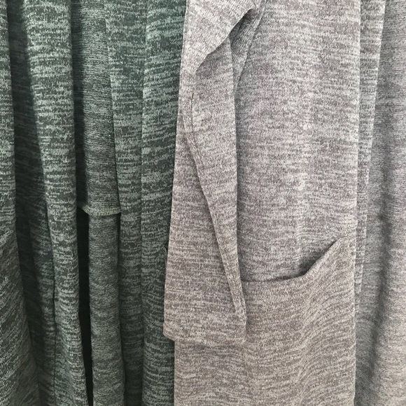 Mocha Asymmetrical Hem Cardigan - Picture 5 of 5